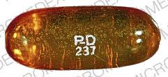 Pill PD 237 Orange Capsule/Oblong is Zarontin