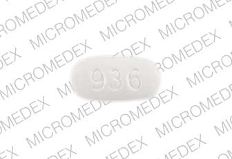 Pill MRK 936 White Oval is Fosamax