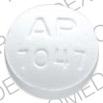 Pill AP 7047 White Round is Captopril