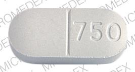 Pill 750 WYETH White Oval is Basaljel