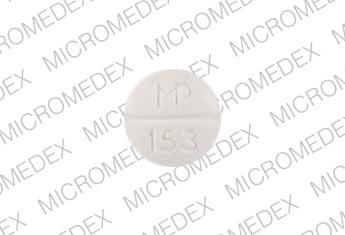Atenolol and chlorthalidone 50 mg / 25 mg MP 153 Front