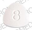 Pill 8 logo logo White Three-sided is Dilaudid