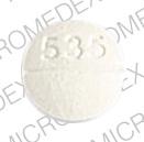 Pill 535 LOGO White Round is Pindolol