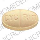 Pill CYC RIN LOGO Orange Oval is Cycrin