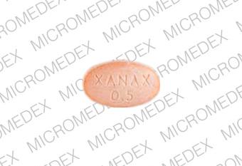 Xanax orange oval pill