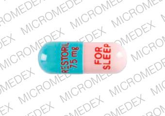 Restoril 7.5 mg RESTORIL 7.5 mg FOR SLEEP Back