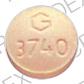 Medroxyprogesterone acetate 2.5 mg G 3740 Front