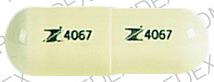 Pill Z 4067 Z 4067 White Capsule/Oblong is Prazosin Hydrochloride