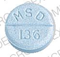 Blocadren 10 MG BLOCADREN MSD 136 Front