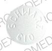 Pill 10 SCHWARZ 610 White Round is Monoket