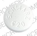 Pill 20 SCHWARZ 620 White Round is Monoket