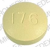 Pill 176 WPPh Yellow Round is Methyldopa