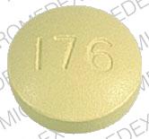 Pill 176 WPPh Yellow Round is Methyldopa