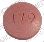 Pill 179 WPPh Pink Round is Hydrochlorothiazide and methyldopa