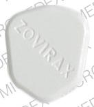 Zovirax 400 mg ZOVIRAX Logo Front