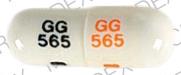 Pill GG 565 White Capsule/Oblong is NORTRIPTYLINE HCL