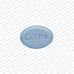 Triazolam 0.25 mg G 3718 Front