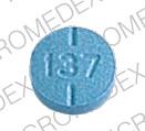 Pill LOGO 137 Blue Round is Levothroid