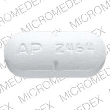 Pill AP 2464 White Oval is Nadolol