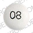 Pill 08 SL White Round is Hydroxyzine Hydrochloride