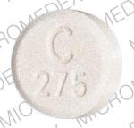 Pill C 275 PF White Round is Cardioquin