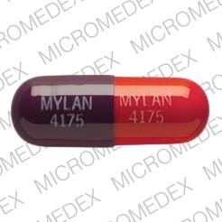 Pill MYLAN 4175 MYLAN 4175 Brown & Orange Capsule/Oblong is Nortriptyline Hydrochloride