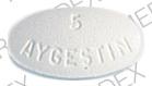 Aygestin 5 mg 5 AYGESTIN Front