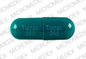 Tiazac 360 mg Tiazac 360 Tiazac 360 Front