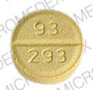 Carbidopa and levodopa 25 mg / 100 mg TEVA 93 293 Front