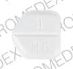 Pill 1 MG 511 White Five-sided is Lorazepam