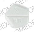 Pill 2 MG 511 White Five-sided is Lorazepam