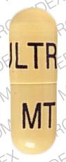 Pill ULTRASE MT 6 Yellow Capsule-shape is Ultrase MT 6