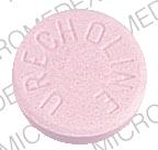 Urecholine 10 MG MSD 412 URECHOLINE Back