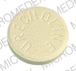 Urecholine 25 MG MSD 457 URECHOLINE Back