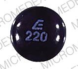 Pill E 220 Blue Round is Uridon modified