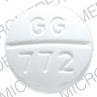Glipizide 10 mg GG 772 Front
