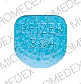 Pill PFIZER 394  U-shape is Diabinese