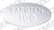 Pill CAPOTEN 100 White Elliptical/Oval is Capoten