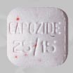 Pill CAPOZIDE 25/15 White Four-sided is Capozide 25/15