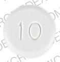 Baclofen 10 mg 10 DAN 5730 Front