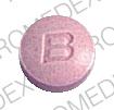 Pill B 28 Pink Round is Levlen