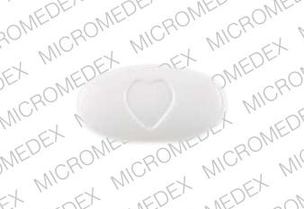 Pill 2772 Logo (Heart) White Oval is Avapro