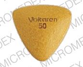 Pill Voltaren 50 Gold Three-sided is Voltaren