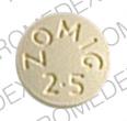 Pill Imprint ZOMIG 2.5 (Zomig 2.5 mg)