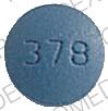 Pill 378 PFIZER Blue Round is Trovan