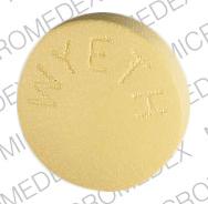 Pill 576 WYETH Yellow Round is Wyamycin S