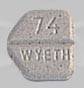 Wytensin 8 MG 74 WYETH W 8 Front