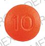Thioridazine hydrochloride 10 mg M 54 10 Back