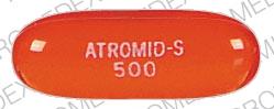 Pill ATROMID-S 500 Orange Elliptical/Oval is Atromid-S