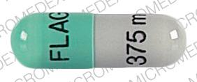 Pill FLAGYL 375 mg Green Capsule/Oblong is Flagyl 375